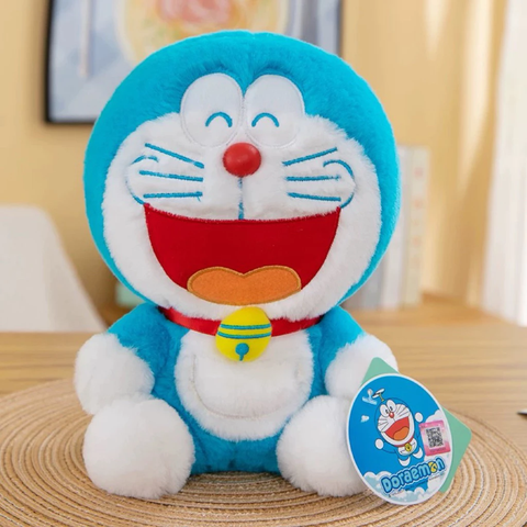Gấu bông Doraemon Doremon lông mềm mịn (dáng ngồi) xinh xắn dễ thương