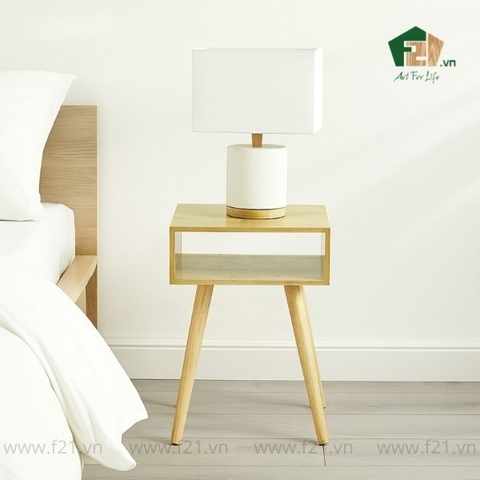Bàn phụ gỗ burl có hộc mở