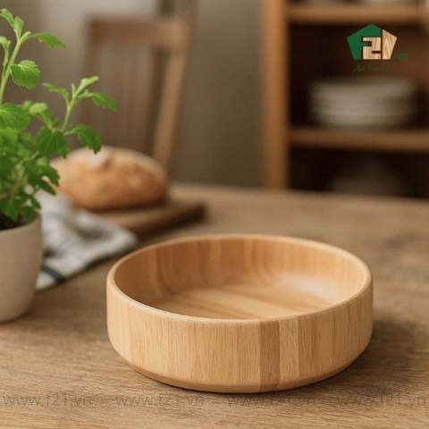 Tô tròn gỗ tự nhiên cỡ lớn