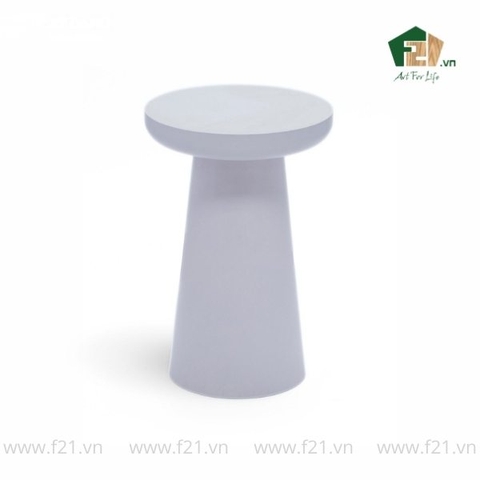 Bàn phụ tròn chân trụ sơn mài