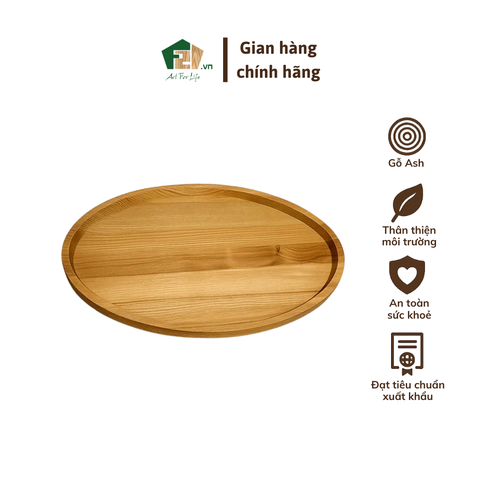 Đĩa Oval gỗ Ash
