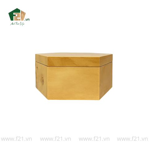 Hộp lục giác vân mắt gỗ độc đáo sang trọng