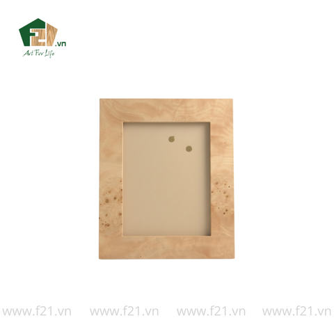 Khung hình chữ nhật có chân đứng vân mắt gỗ độc đáo