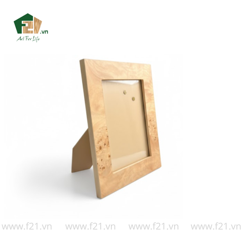 Khung hình chữ nhật có chân đứng vân mắt gỗ độc đáo