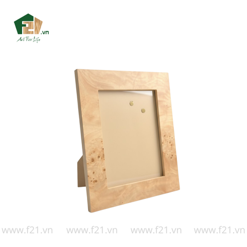 Khung hình chữ nhật có chân đứng vân mắt gỗ độc đáo