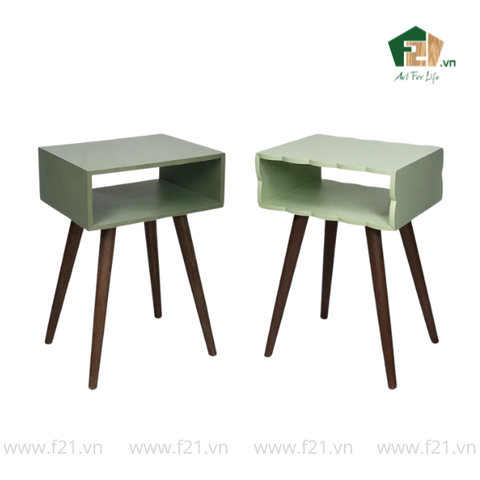 Bàn chữ nhật decor hiện đại sơn mài xanh lá