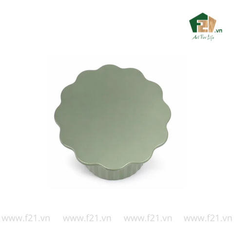 Bàn trụ hoa decor gỗ phong cách hiện đại