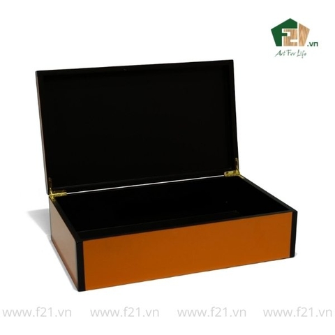 Hộp đựng chữ nhật sơn mài