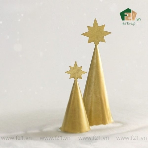 Tượng cây thông giáng sinh dát vàng