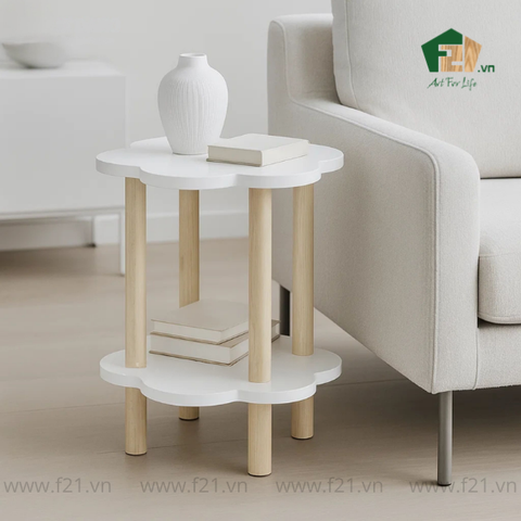 Bàn phụ hoa sơn mài có kệ