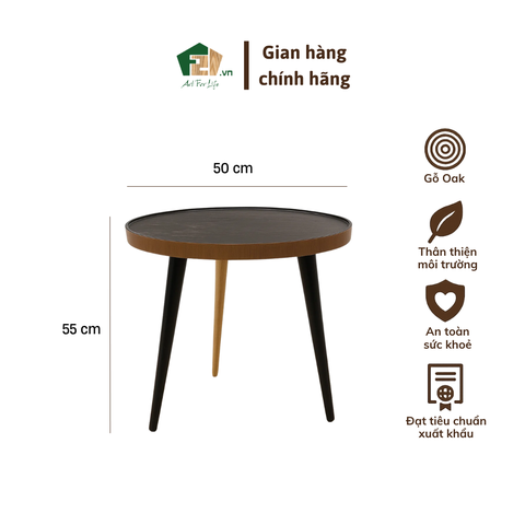 Bàn tròn sơn mài 3 chân