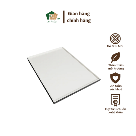 Khay chữ nhật sơn mài