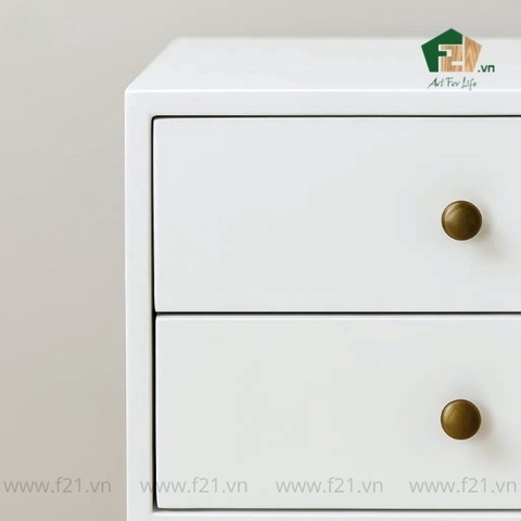 Bàn phụ chữ nhật sơn mài có ngăn kéo