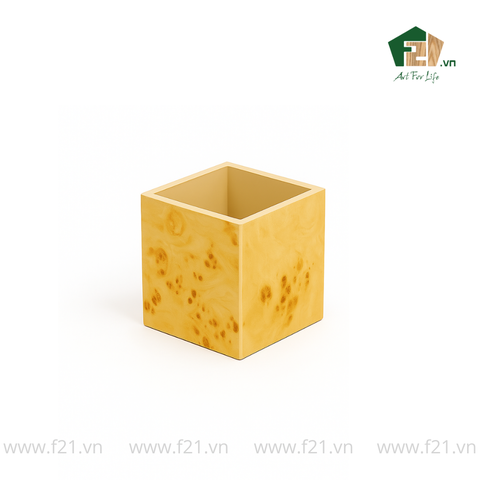 Bộ văn phòng phẩm vân mắt gỗ độc đáo sang trọng