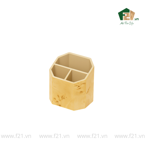 Bộ văn phòng phẩm vân mắt gỗ độc đáo sang trọng