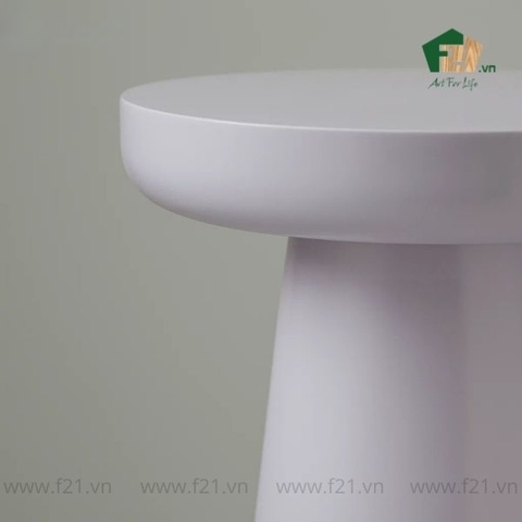Bàn phụ tròn chân trụ sơn mài