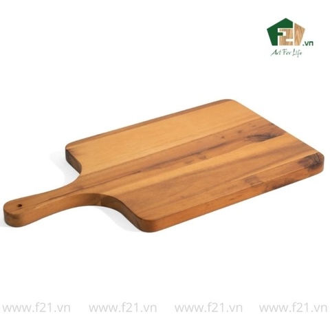 Thớt chữ nhật gỗ tự nhiên có tay cầm