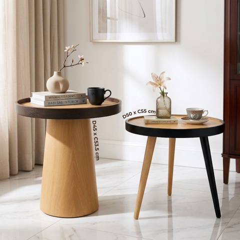 Bàn tròn sơn mài 3 chân