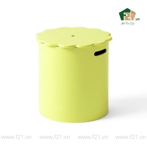 Bàn phụ hình hoa sơn mài dùng để lưu trữ