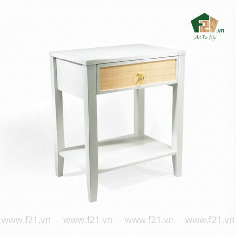 Bàn phụ chữ nhật sơn mài có ngăn kéo