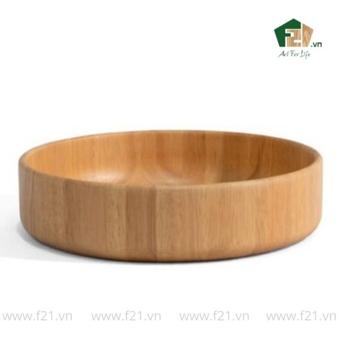 Tô tròn gỗ tự nhiên cỡ lớn