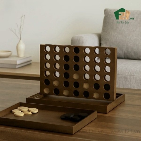 Bộ cờ caro gỗ tự nhiên