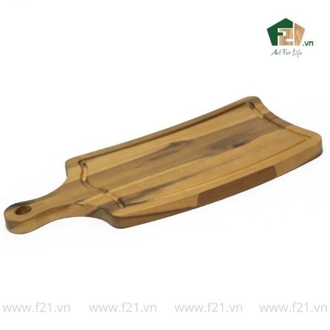 Thớt chữ nhật gỗ tự nhiên có tay cầm
