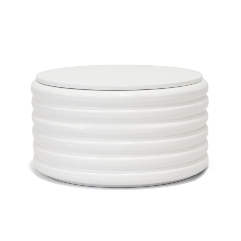 Hộp đựng đồ sơn mài có rãnh và bo tròn