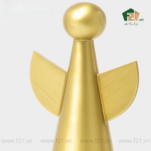 Tượng thiên thần sơn mài ánh kim