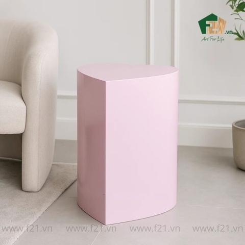 Bàn phụ hình trái tim sơn mài