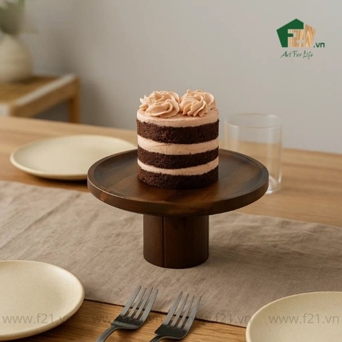 Giá đỡ bánh chân đế cao gỗ tự nhiên