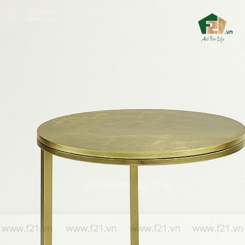 Bộ bàn lồng tròn dát bạc