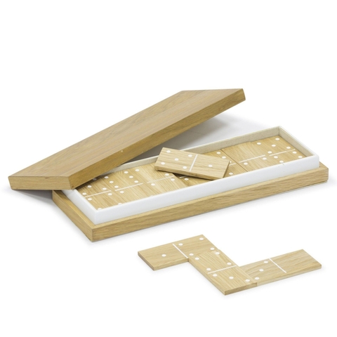 Bộ cờ domino bằng gỗ tần bì