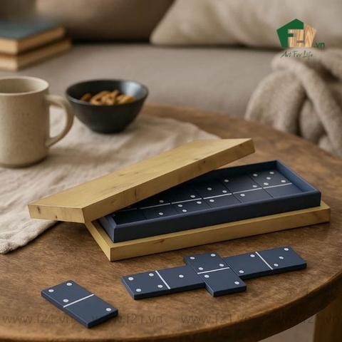 Bộ đồ chơi domino gỗ