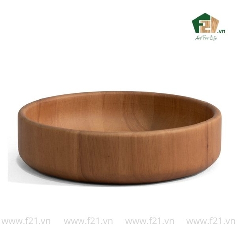 Tô tròn gỗ tự nhiên cỡ trung