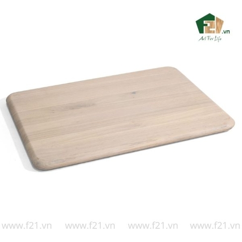 Thớt chữ nhật gỗ tự nhiên bo góc tròn