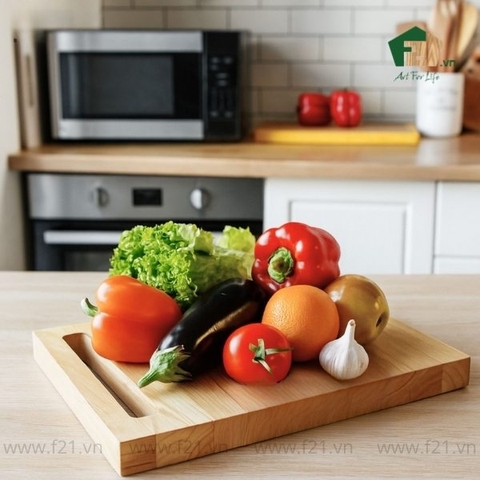 Thớt hình chữ nhật gỗ tự nhiên