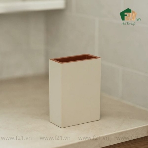 Cốc chữ nhật đựng bàn chải đánh răng
