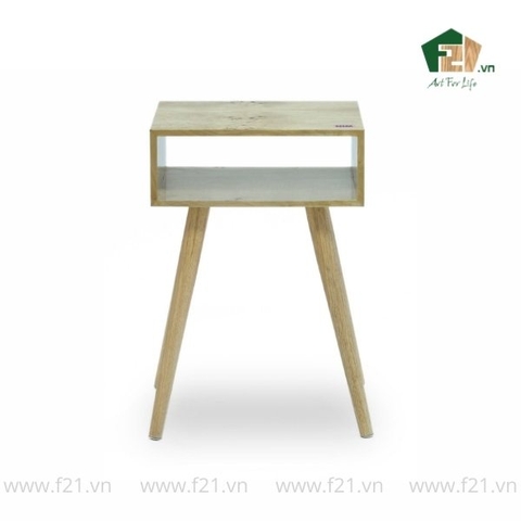 Bàn phụ gỗ burl có hộc mở