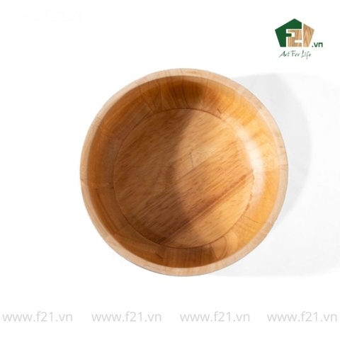 Tô tròn gỗ tự nhiên đựng thực phẩm