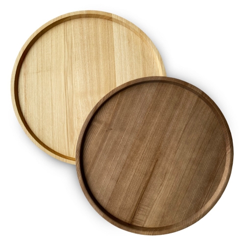 Đĩa Gỗ tràm Hình Tròn Vành Cao