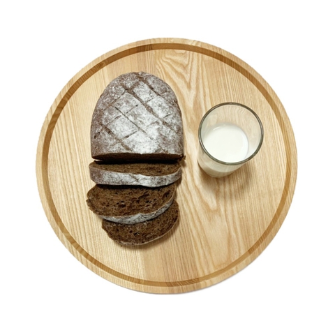 Đĩa Gỗ tràm Hình Tròn Vành Cao