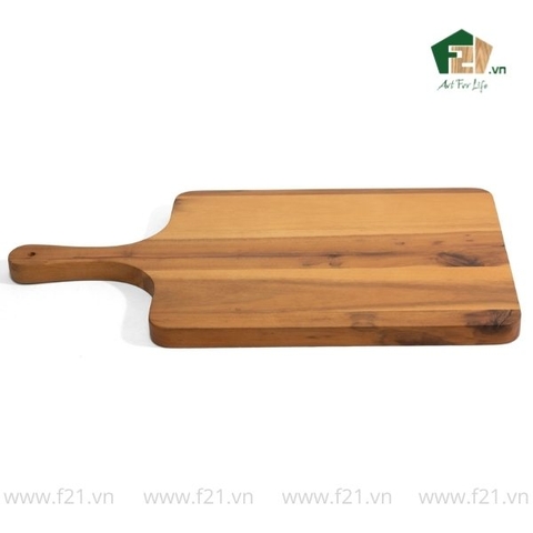 Thớt chữ nhật gỗ tự nhiên có tay cầm
