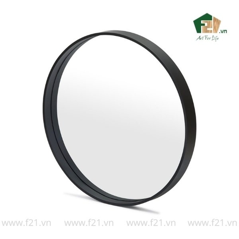 Gương tròn treo tường sơn mài