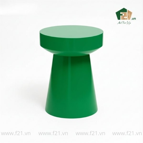 Bàn góc tròn sơn mài dáng chữ A