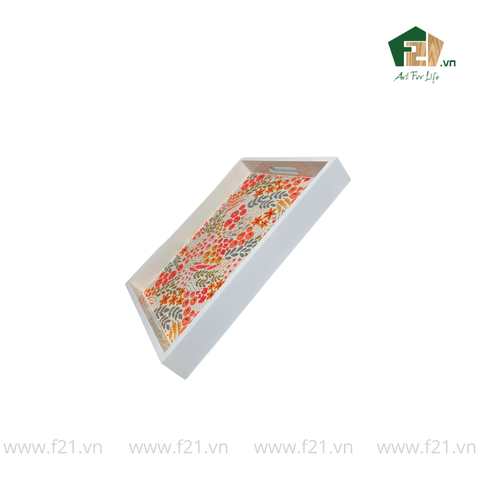 Khay chữ nhật sơn mài