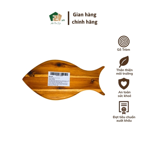 Đĩa hình cá gỗ tràm