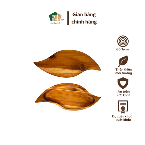 Dĩa chiếc lá gỗ tràm