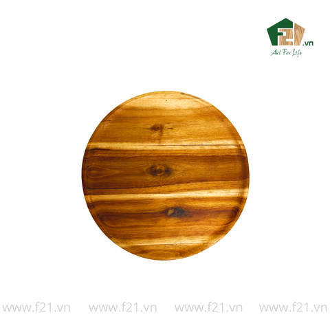 Đĩa tròn gỗ tràm