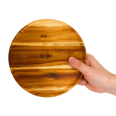 Đĩa tròn gỗ tràm